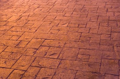 Stamped Concrete Driveway Service detail