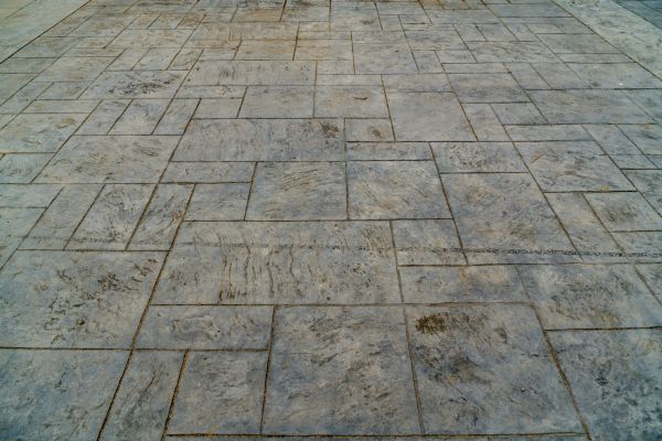 Stamped Patio Installation in Helena